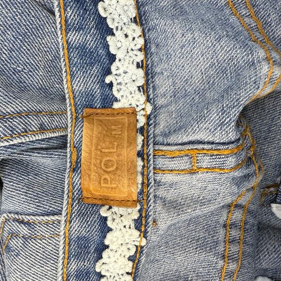 Pol Anthropologie Women's Reckless Boyfriend Distressed Jeans SMP35 Sz.M Preppy - Picture 8 of 16